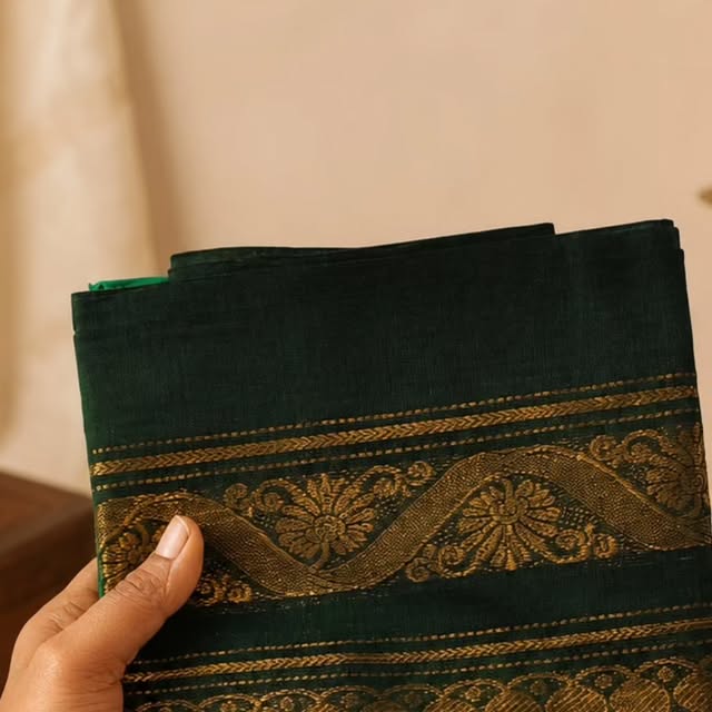 Festive Zari Border Saree
